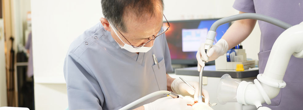 なるべく歯を削らない、神経を残す治療低侵襲治療(ミニマルインターベンション)